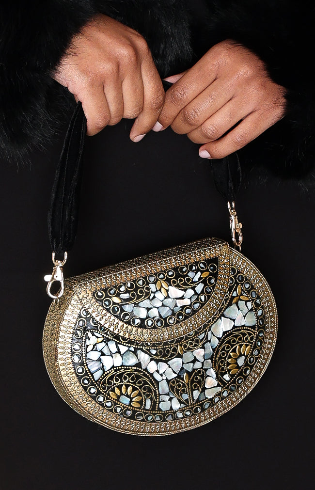 Sofia Handbag - Gold Multi