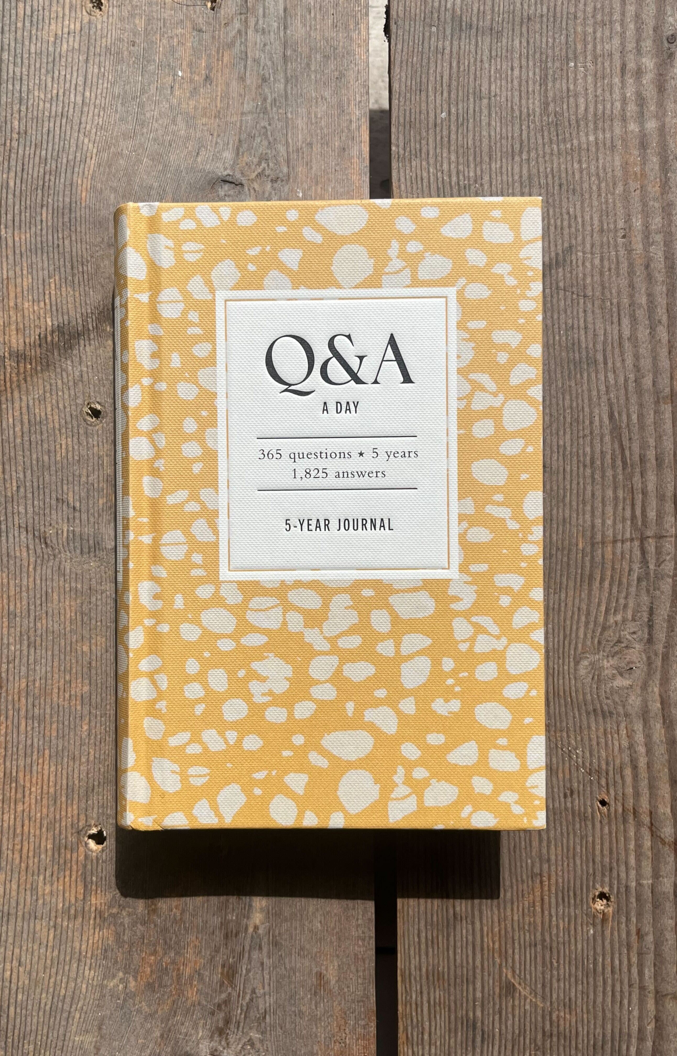 Q&A a Day Spots: 5-Year Journal