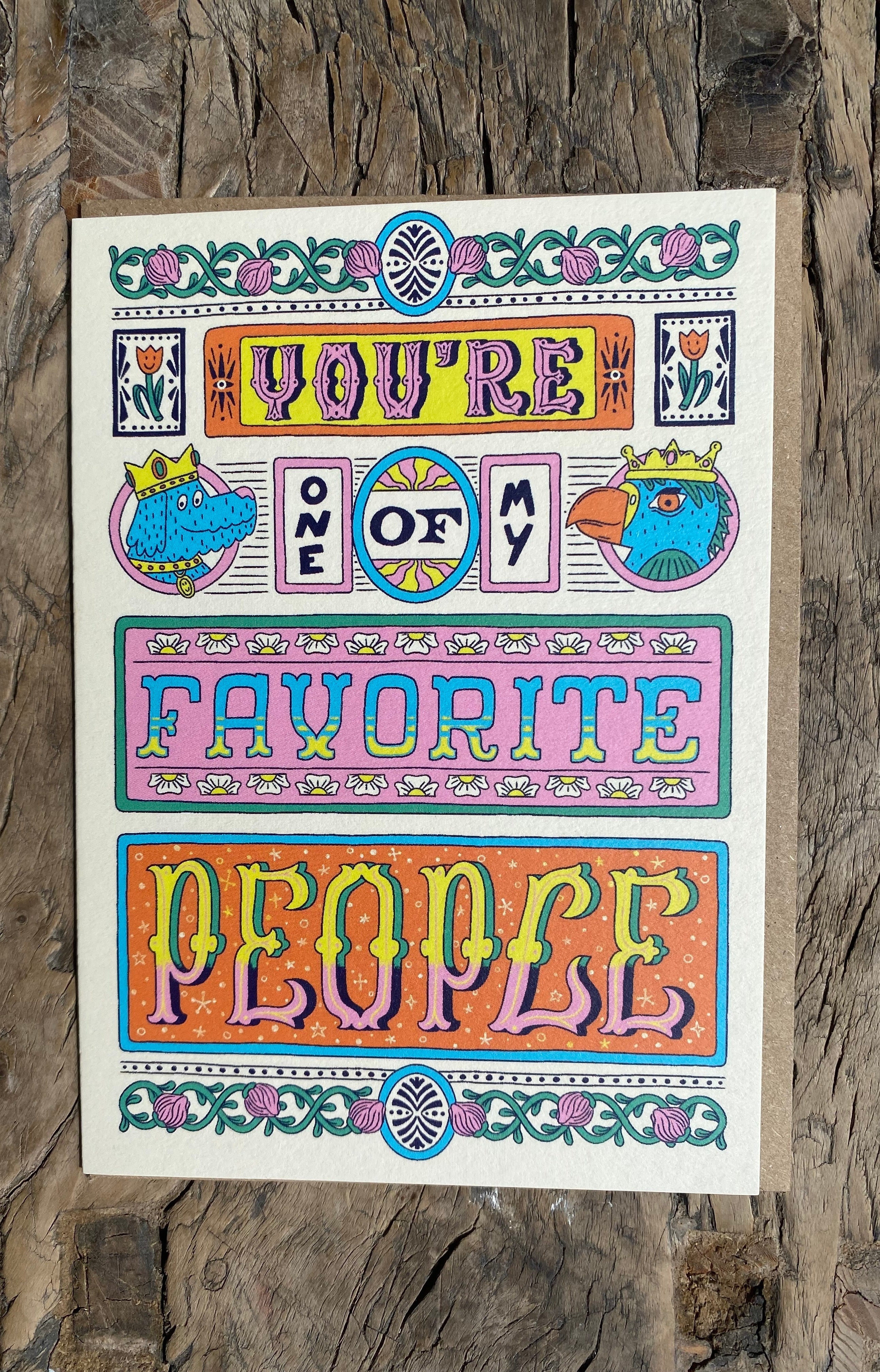 One of Favourite People Greeting Card