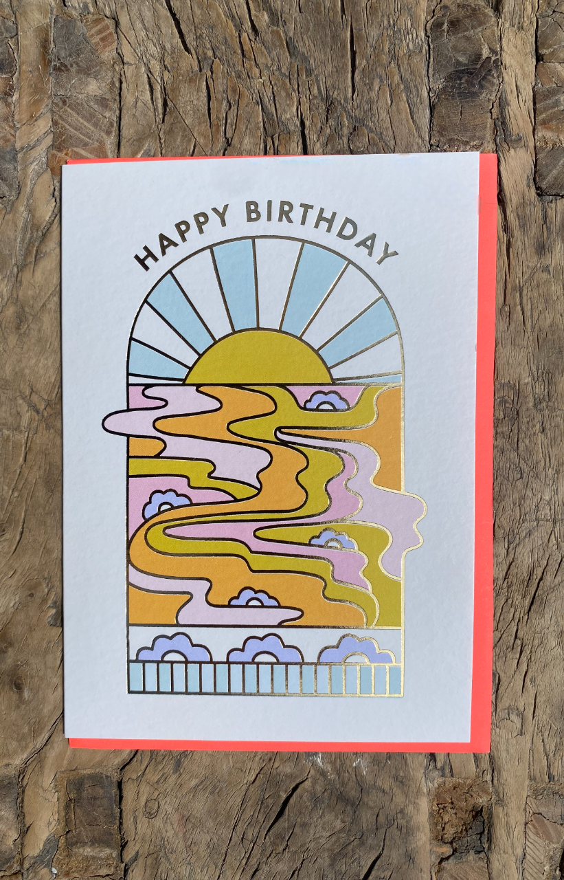 Happy Birthday Sunrise Greeting Card