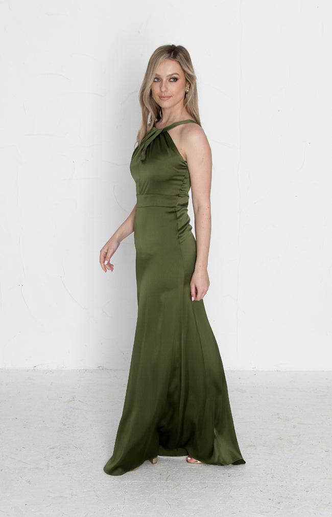 Lopez Gown - Olive