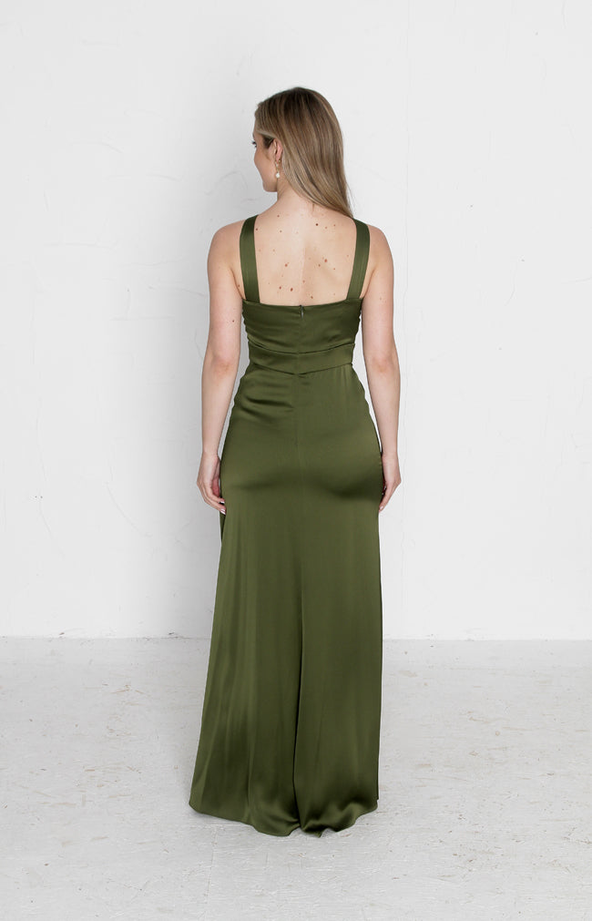 Lopez Gown - Olive