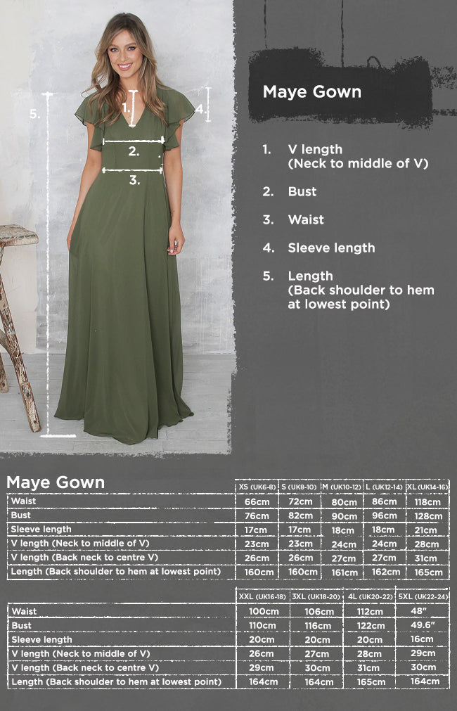 Maye Gown - Dusty Rose