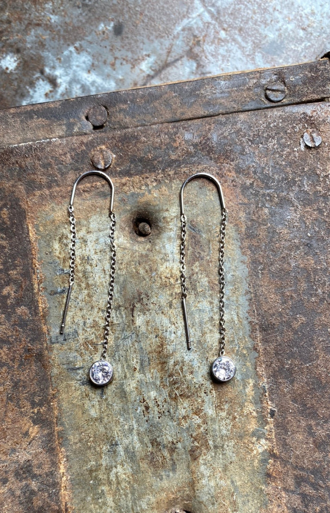 Alta Earrings -Silver Plated