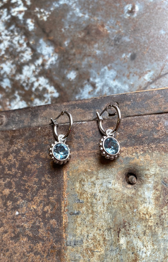 Sol Earrings - Sapphire