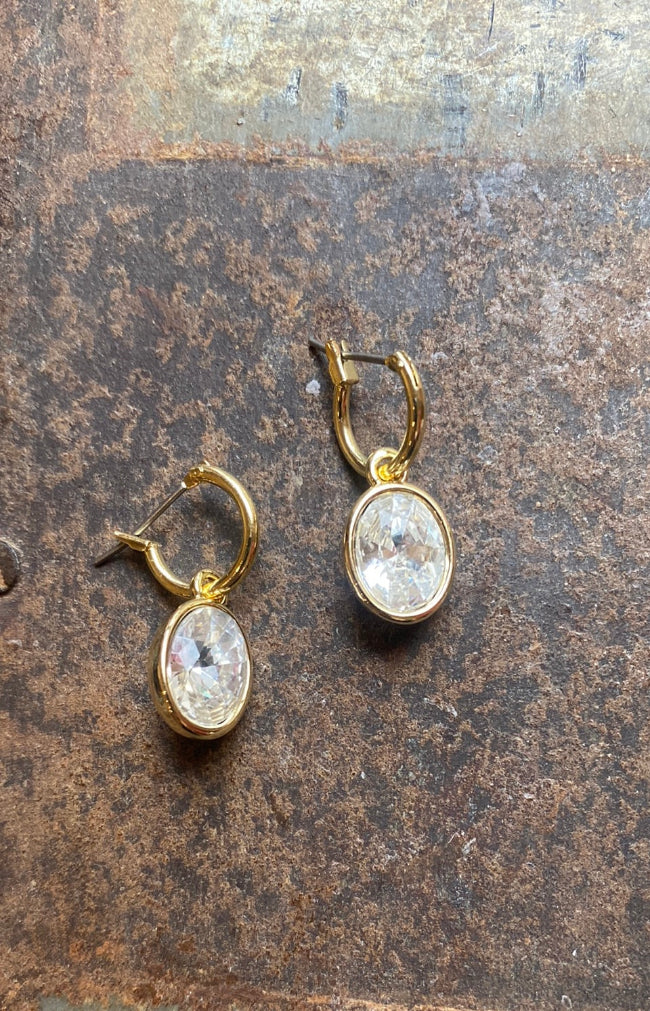 Gaia Earrings - Crystal