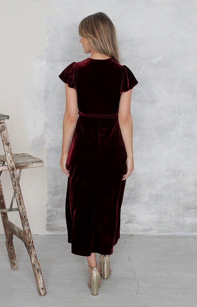 Tallulah Dress - Burgundy